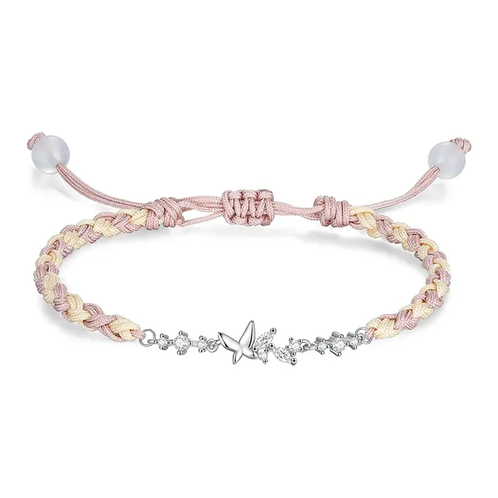 TUTAE Alloy Bracelets Women's Pink-0