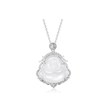 Huaying S925 Silver Necklace For Women's Women's Good Luck