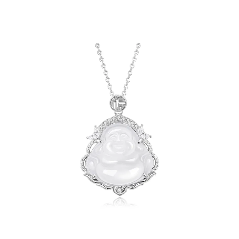 Huaying S925 Silver Necklace For Women's Women's Good Luck-0