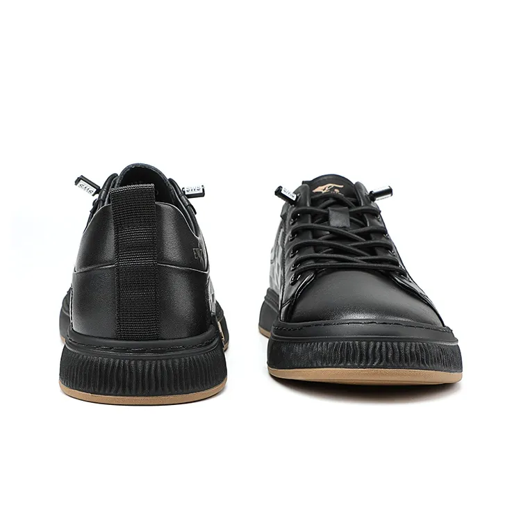 SEPTWOLVES Low Top Skateboard Shoes Men's Black HD-3