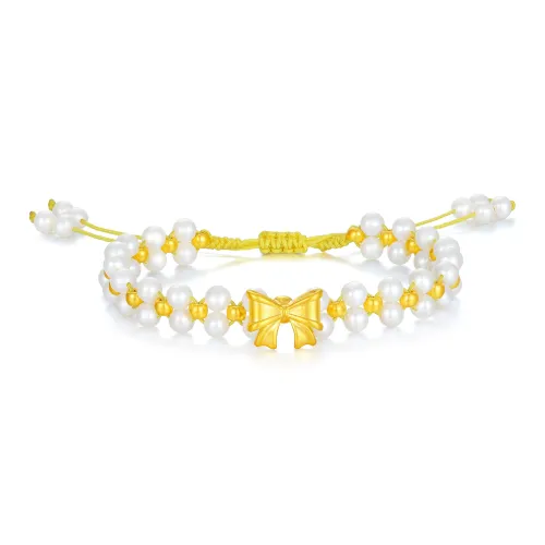 Lao Feng Xiang Gold Bracelet Women's