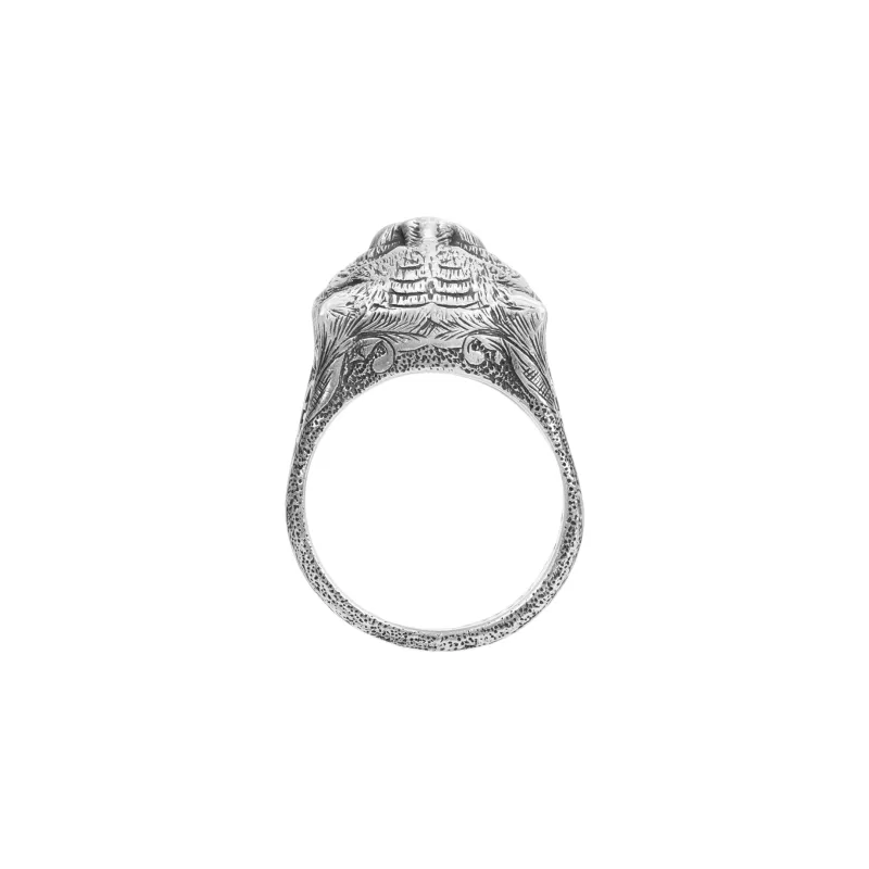 GUCCI 925 Sterling Silver Rings Men's-1