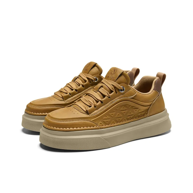 AOKANG Maillard Style Series Height Increasing Lightweight Slip-Resistant Low-Top Skateboard Shoes Men's Exclusive Box-2