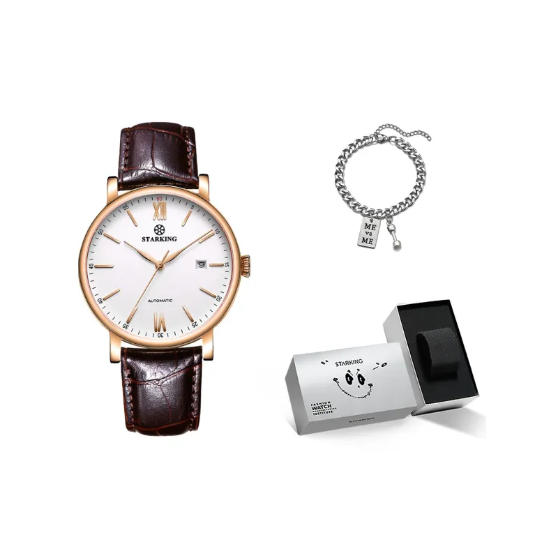 STARKING Automatic Mechanical Movement Watch Men's Watches White Dial-1