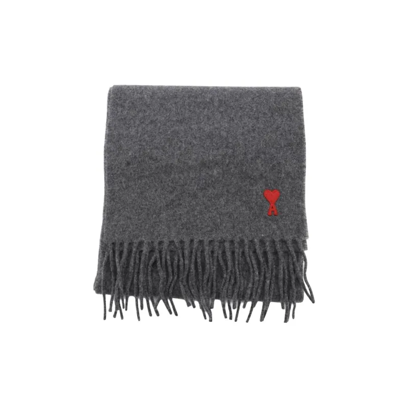 AMIPARIS Ami De Coeur Knitted Scarf-0