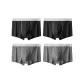 F Set-Luxury Embossed Gray Tiger+Gray Lion King+Black Hydra Dragon+Black Lion King (4 Pack)