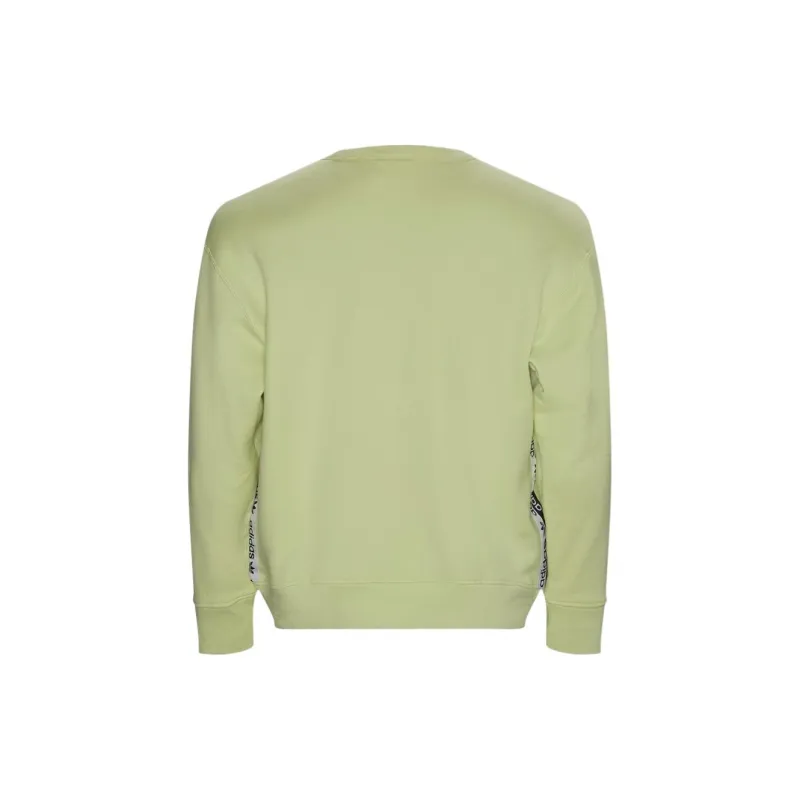 Adidas Originals DRYV CREW Sweatshirt Men's Ice Crystal Yellow-1