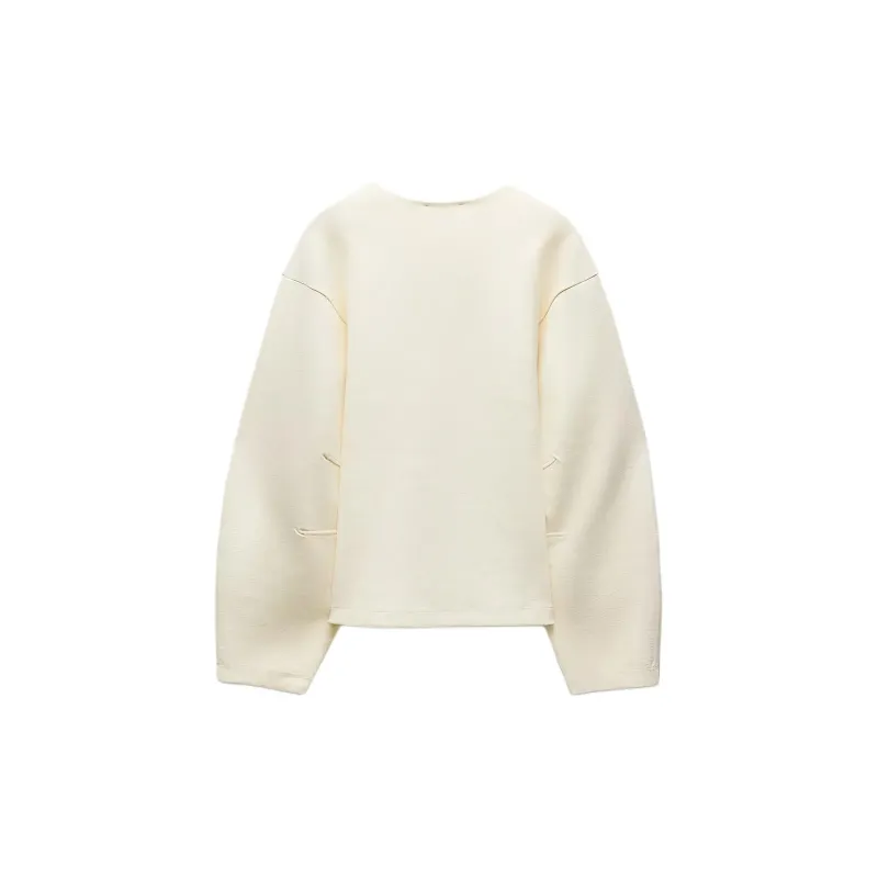ZARA Sweatshirts Women's Beige-1