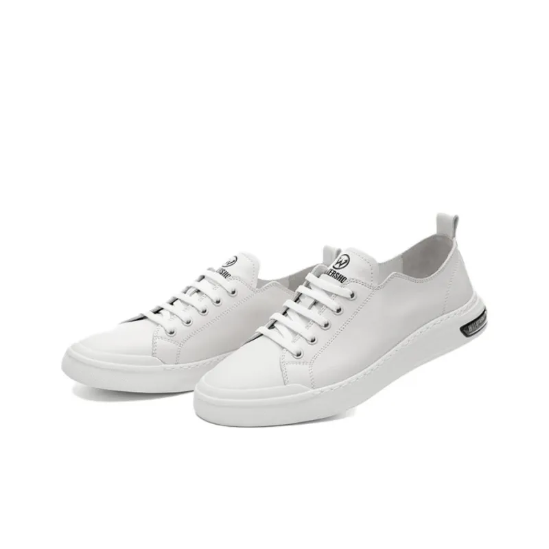 Walker Shop Low Top Skateboard Shoes Men's White-1