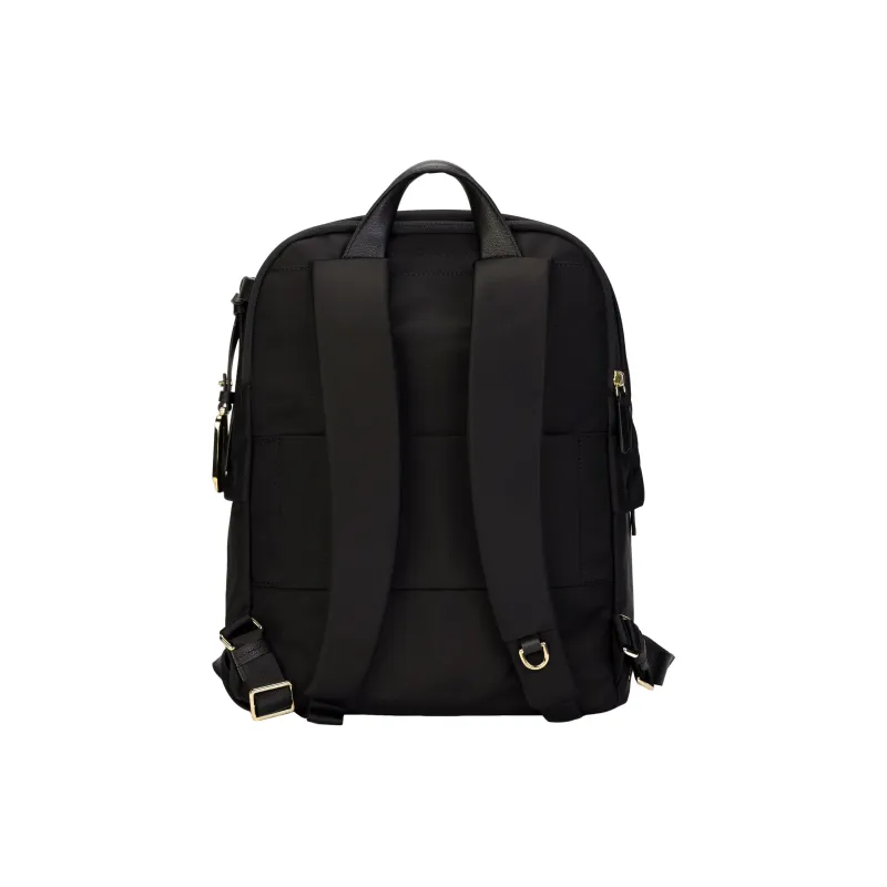 TUMI Nylon Backpack Regular Unisex Black & Gold-4