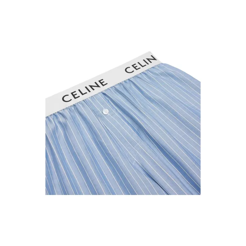 CELINE Boxers In Striped Silk-2