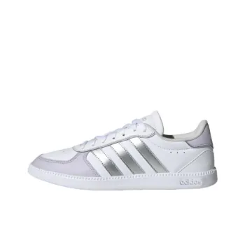 Adidas BREAKNET SLEEK Anti Slip Wear Resistant Low Top Skateboard Shoes Women's White