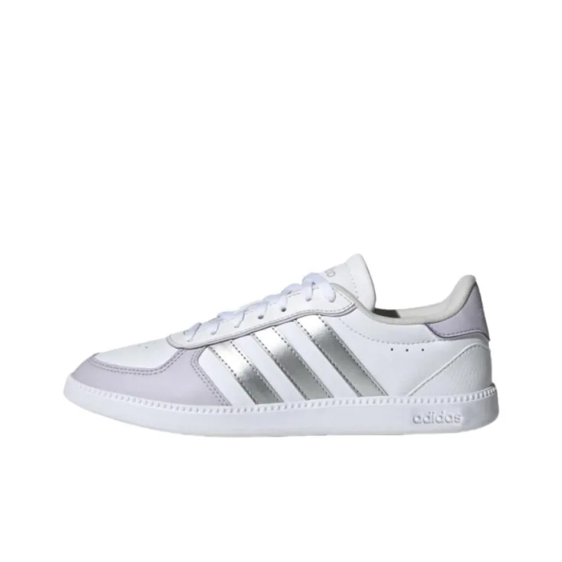 Adidas Breaknet Sleek Cloud White Silver Metallic Silver Dawn Women's-0