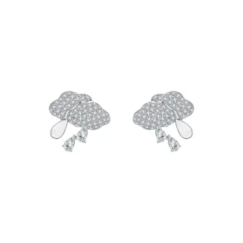 BABYBEI Mother Of Pearl Stud Earrings Women's