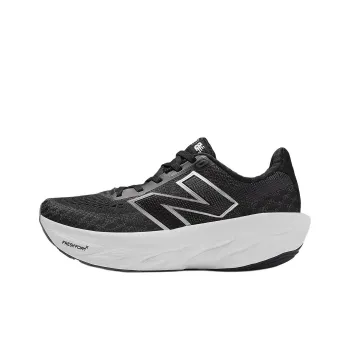 New Balance Anti Slip Wear Resistant Low Top Kids' Running Shoes Black Silver Teenagers
