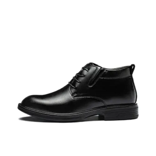 FIRS Dress Shoes Men Low-Top Black