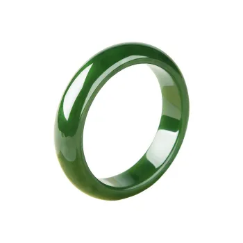 MUSHIFEN Hetian Jade Bangles Jasper Women's