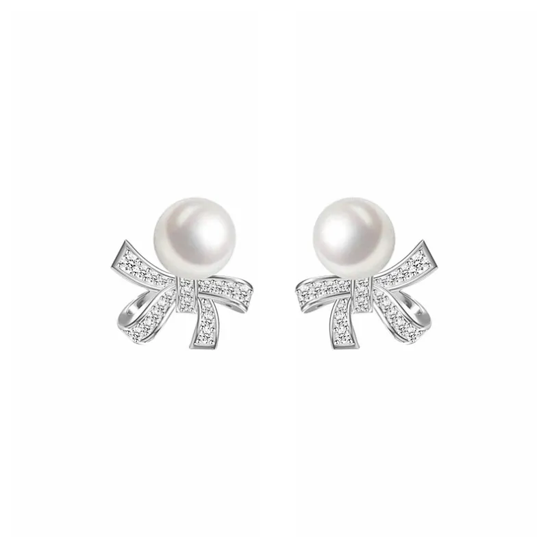 TRVMOE S925 Silver Stud Earrings Women's-0