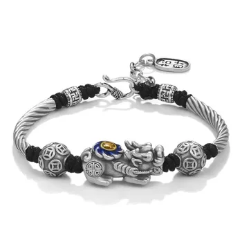 Brahmacharya 999 Fine Silver Bracelets Unisex
