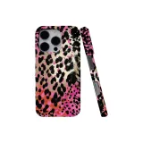 Rose Red Leopard Print[Semi-Enclosed with Magnetic Closure]