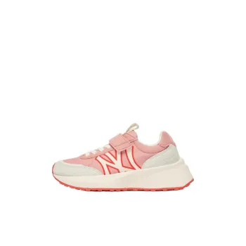 MLB Chunky Jogger Anti Slip Wear Resistant Low Top Kids' Running Shoes Pink Kids'