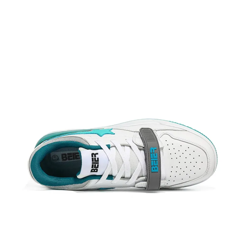 BEIER Stars Collection Couple Versatile Height Increasing Slip-Resistant Low-Top Skateboard Shoes Unisex-7