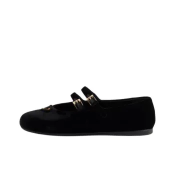 PRADA Flat Casual Single Shoes Women's Black