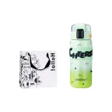 Spring Mountain Green+Kitten Sticker+Graffiti Shopping Bag