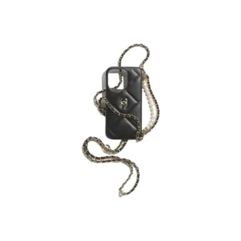 CHANEL Sheepskin Bag Accessory Women's Black