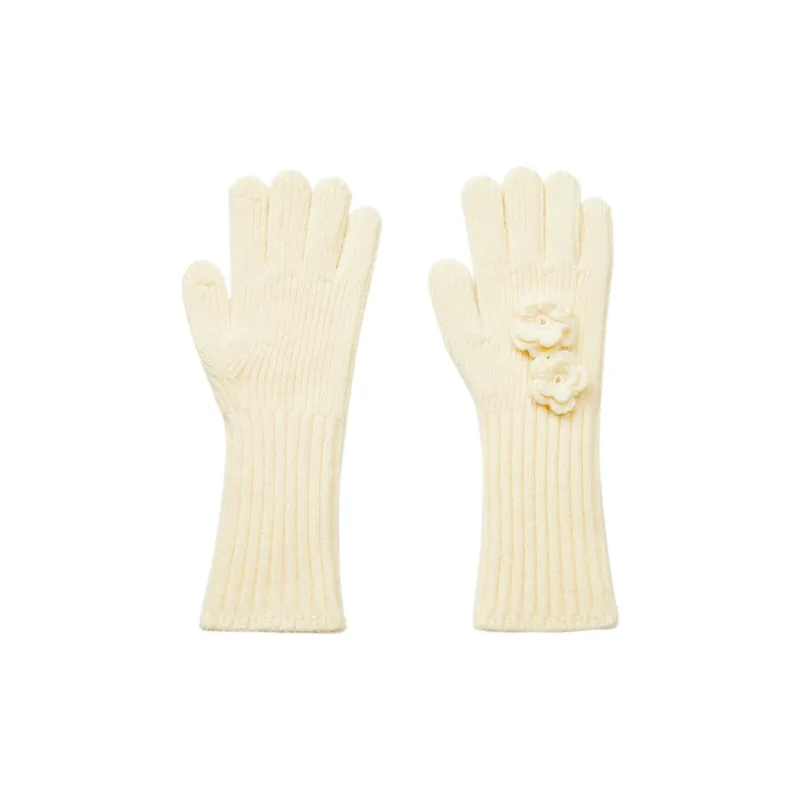MUYKUY Acrylic Knit Gloves Women's-7