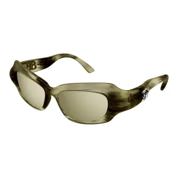 Balenciaga Palazzo Rectangle Frame Sunglasses
