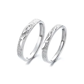KLFOOK 999 Fine Silver Rings Unisex