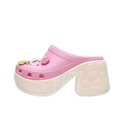 Crocs EVA Slip Resistant Wrap toe Slippers Women's Pink