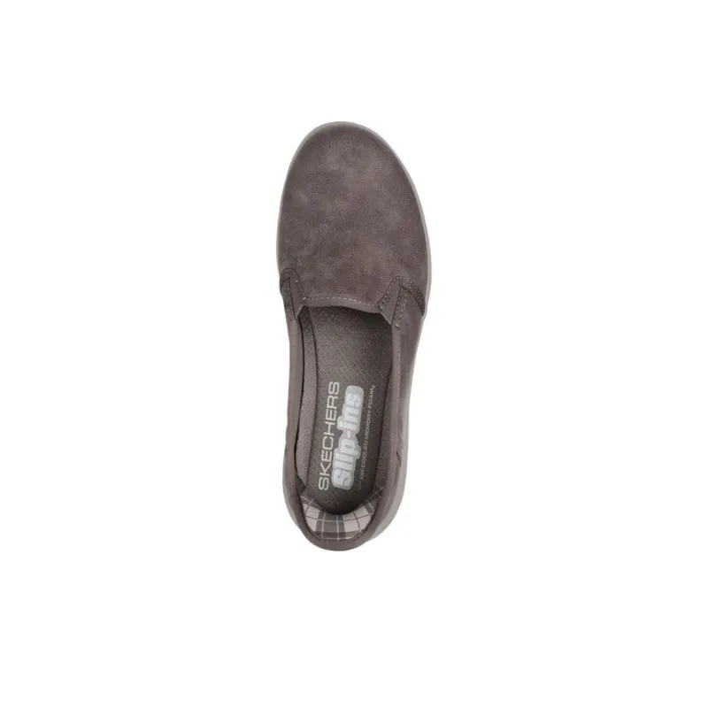 Skechers On The GO Fle Anti Slip Wear Resistant Low Top Casual Shoes Women's Umber-3