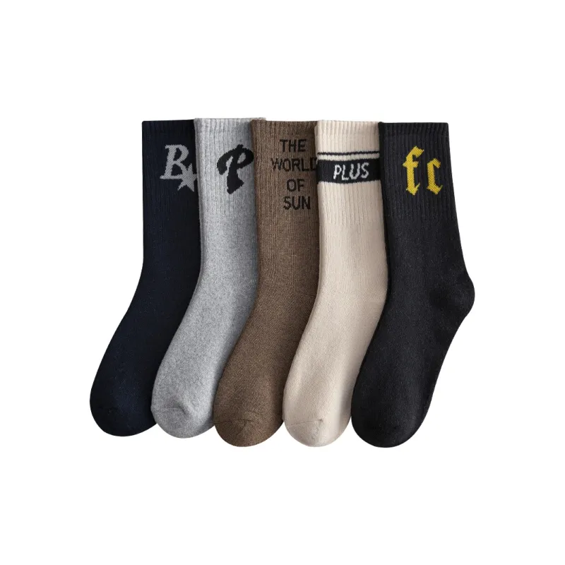 Cotton Gene Mid Calf Socks Men's Combo Set-0