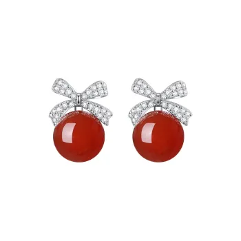 Ascending Agate Stud Earrings Women's