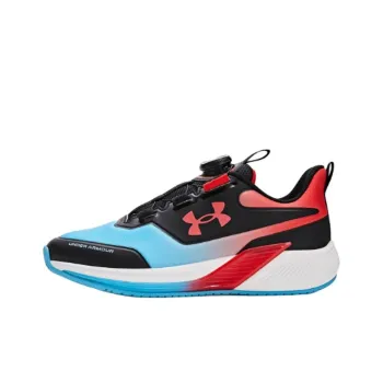 Under Armour Anti Slip Wear Resistant Low Top Kids' Running Shoes Blue Red Kids'
