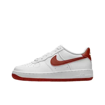 Nike Air Force 1 Anti Slip Wear Resistant Low Top Kids' Skateboarding Shoes White Teenagers
