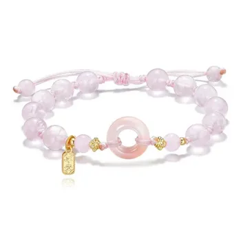 TUTAE Glass Cat Eye Bracelets Unisex