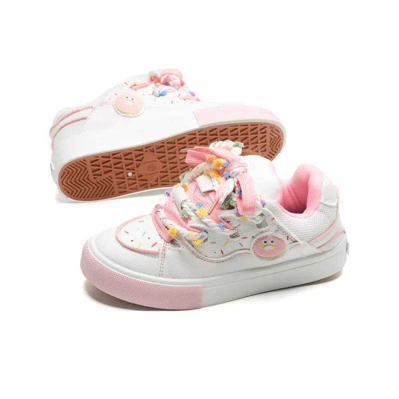 7 SEVFUN Low-Top Skateboard Shoes Unisex Strawberry Pink-6