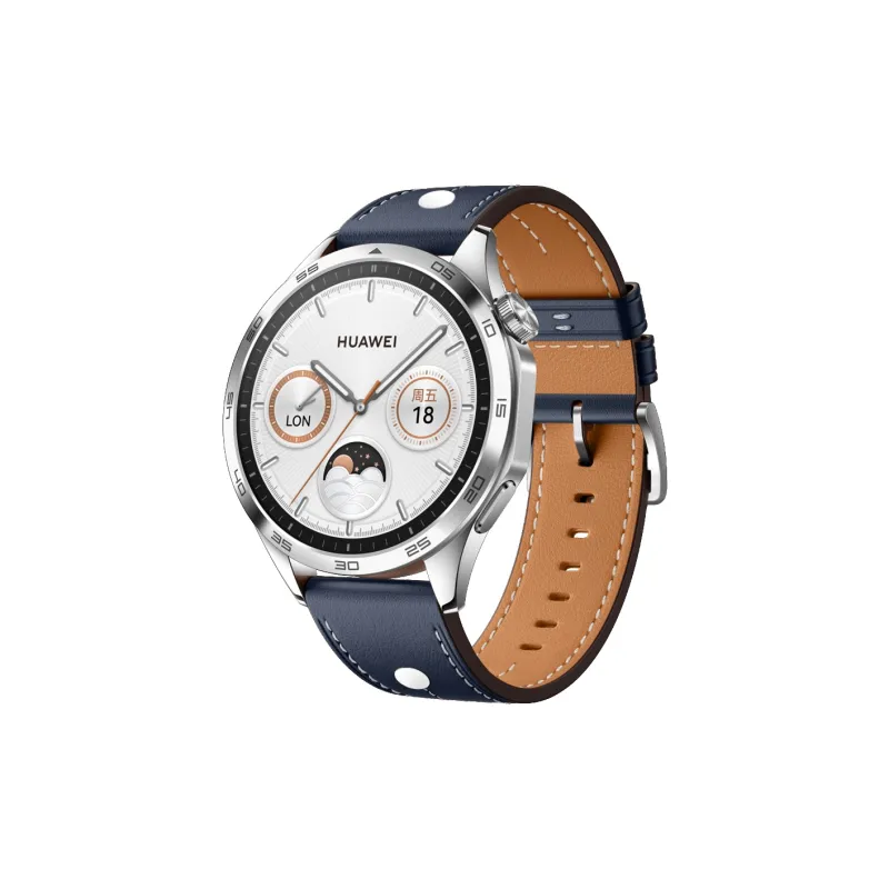 LOVINGCOOL Watch Band Huawei Compatibility Genuine Leather Material-1