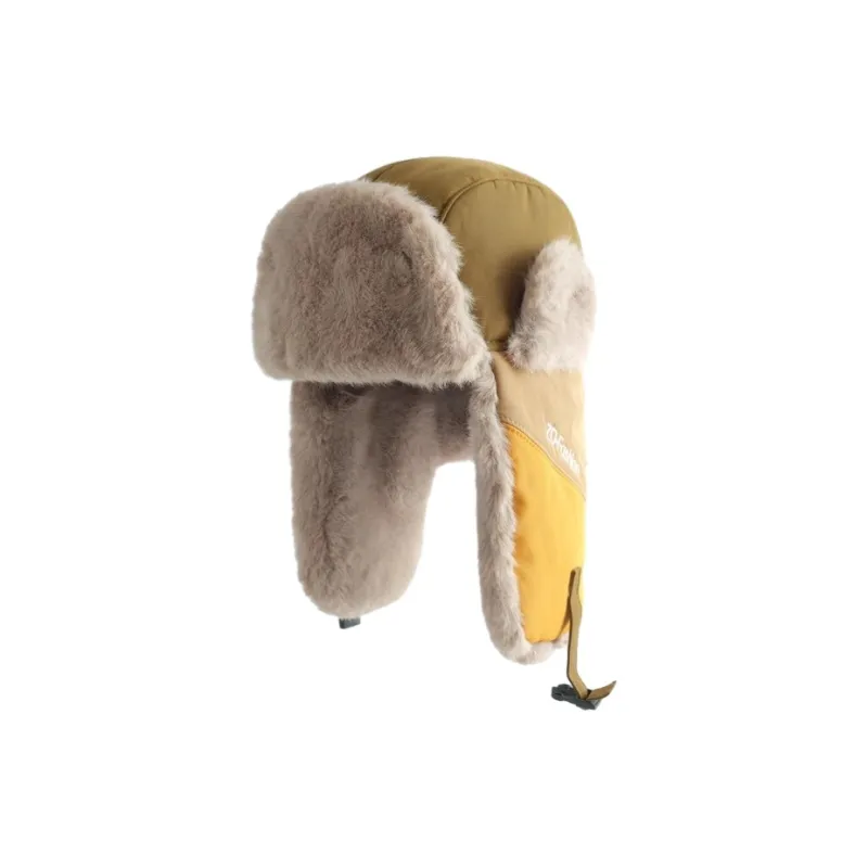 FREE RABBITⅡ Letter Embroidered Fashion Color Blocking Patchwork Ear Protection Cap Unisex-4