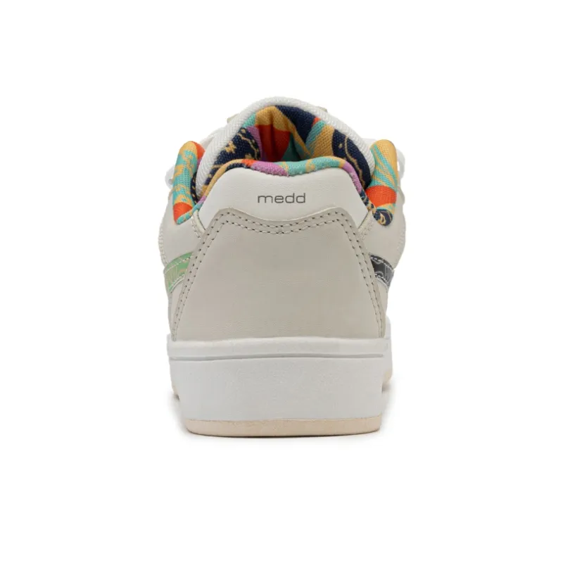 Medd Non slip Lightweight Low Top Skateboard Shoes Unisex Paisley-3