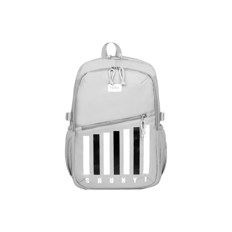 Gorora Canvas Student Backpack Regular Unisex Multicolor-9