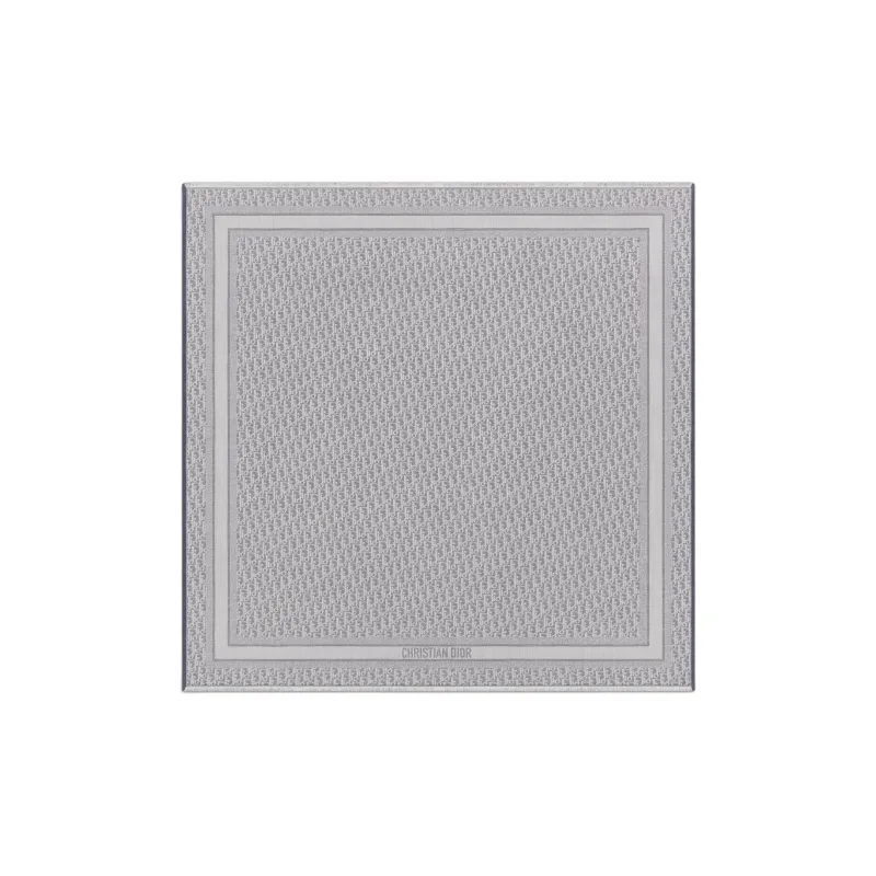 DIOR Mulberry Silk Shawls Women's Gray-0