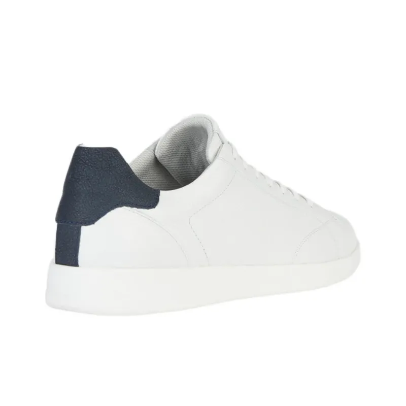 GEOX Kennet Anti-Slip Wear-Resistant Low-Top Skateboard Shoes Men's White-3