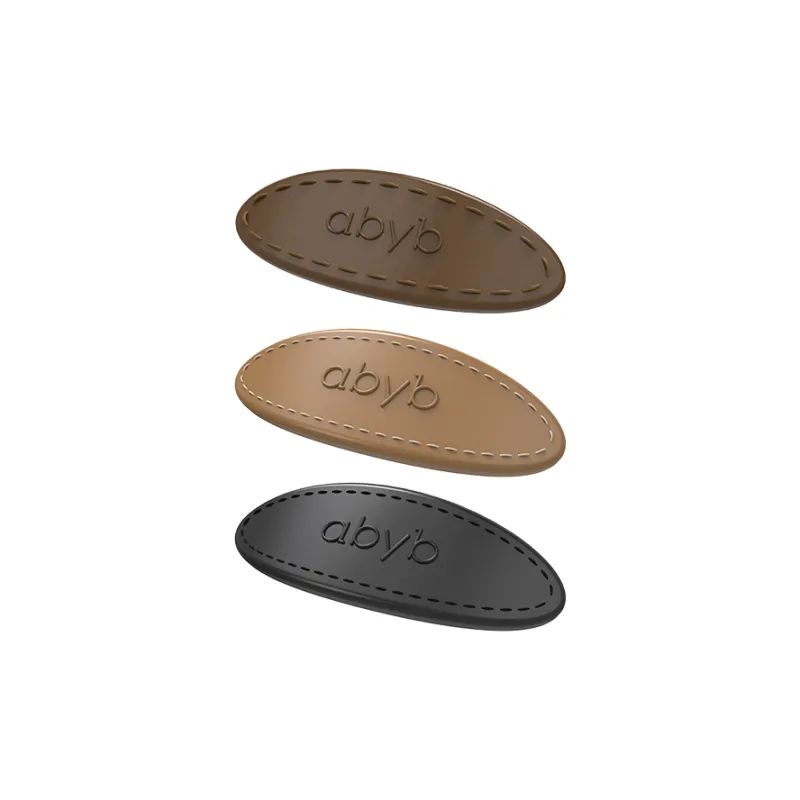 Abyb Charming PU Leather Hair Clips Women's-3