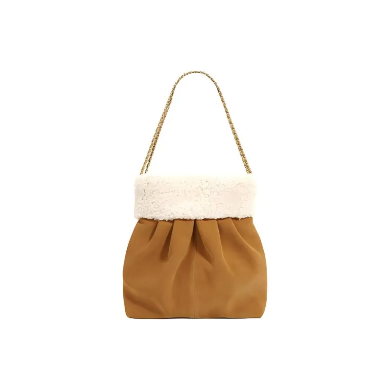 LARTIGENT Cow Leather Shoulder Bag Crossbody Bag Handbag Bucket Bag Small Size Women's Multicolor-8