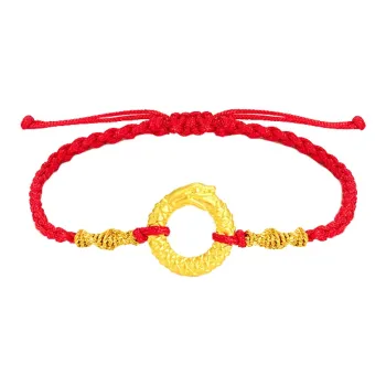 ZHOUBAIFU Gold Bracelet Unisex