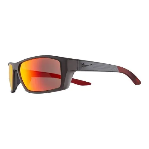 Nike Nylon Rectangular Sunglasses Men's Dark Gray